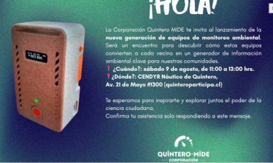 Quintero Mide empodera a vecinos con sensores para monitorear la calidad del aire